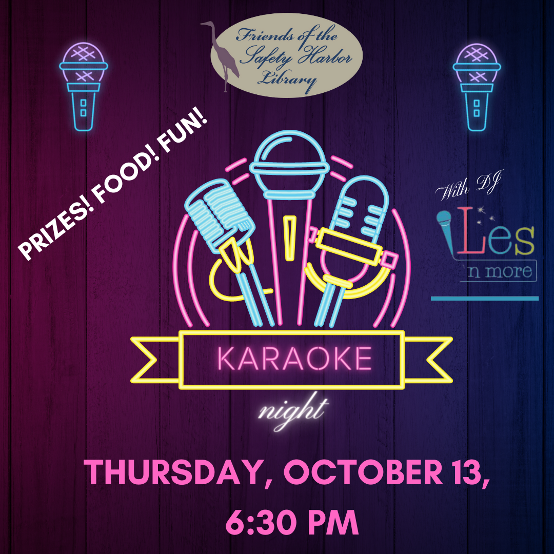 Karaoke Night the Library Safety Harbor Public Library